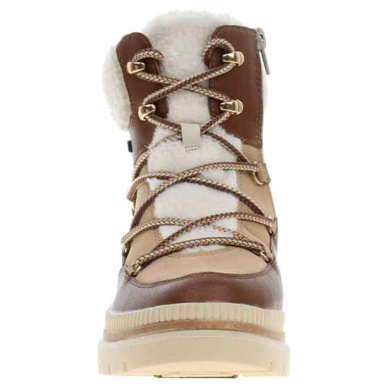 detail Dámská kotníková obuv Remonte D0C80-22 braun kombi