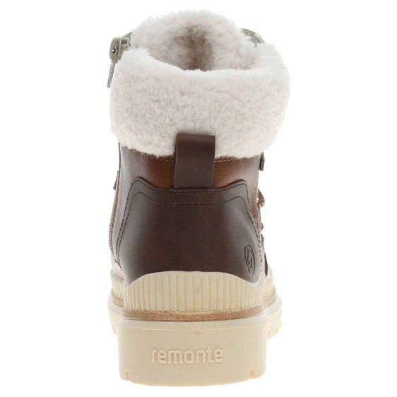 detail Dámská kotníková obuv Remonte D0C80-22 braun kombi