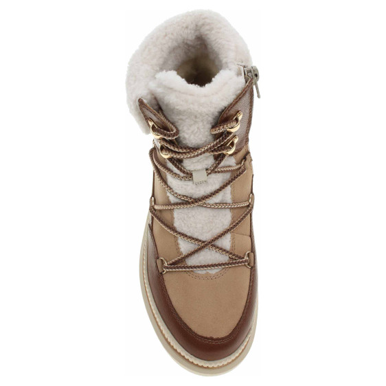 detail Dámská kotníková obuv Remonte D0C80-22 braun kombi