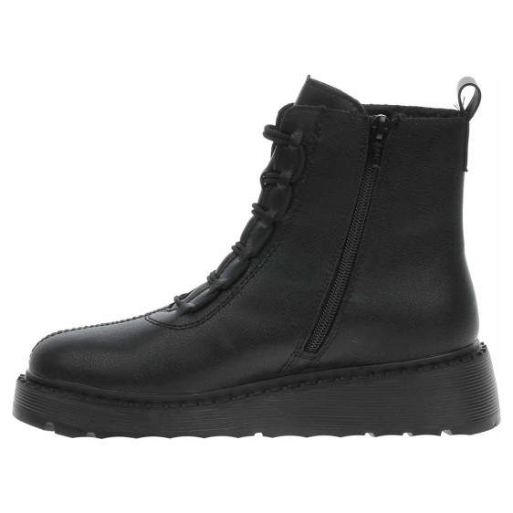 detail Dámská kotníková obuv Rieker 70450-00 schwarz