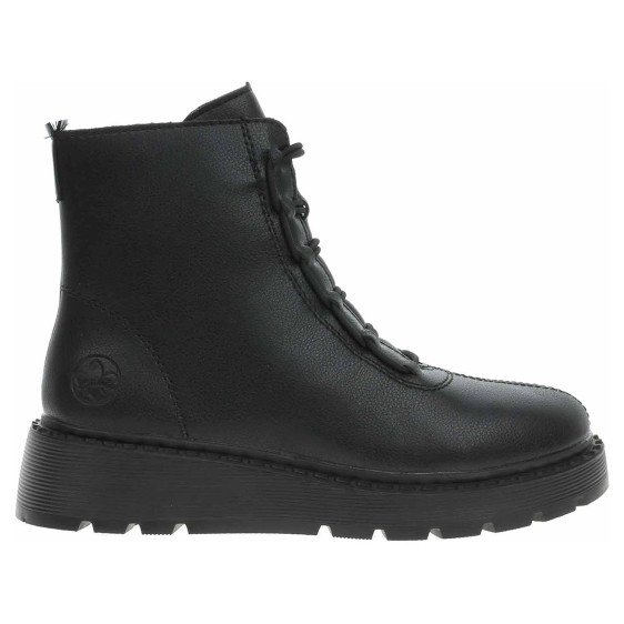 detail Dámská kotníková obuv Rieker 70450-00 schwarz