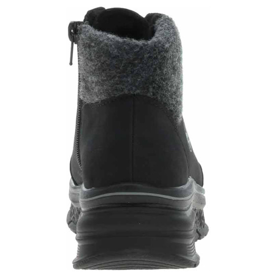 detail Dámská kotníková obuv Rieker 48043-00 schwarz