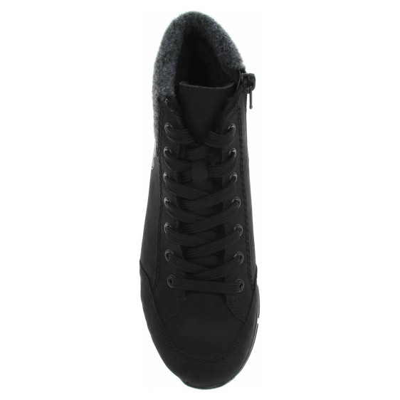 detail Dámská kotníková obuv Rieker 48043-00 schwarz