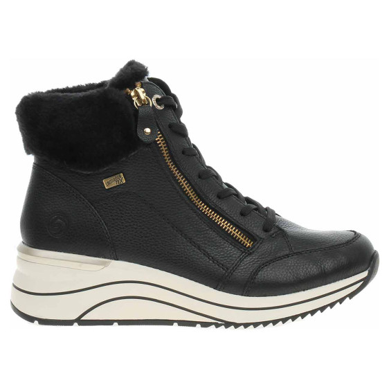 detail Dámská kotníková obuv Remonte D0T77-02 schwarz