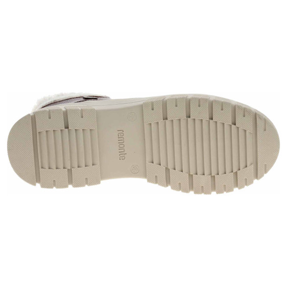 detail Dámská kotníková obuv Remonte D0E71-24 braun kombi