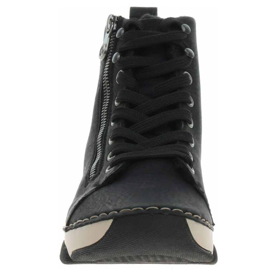 detail Dámská kotníková obuv Rieker 45920-01 schwarz