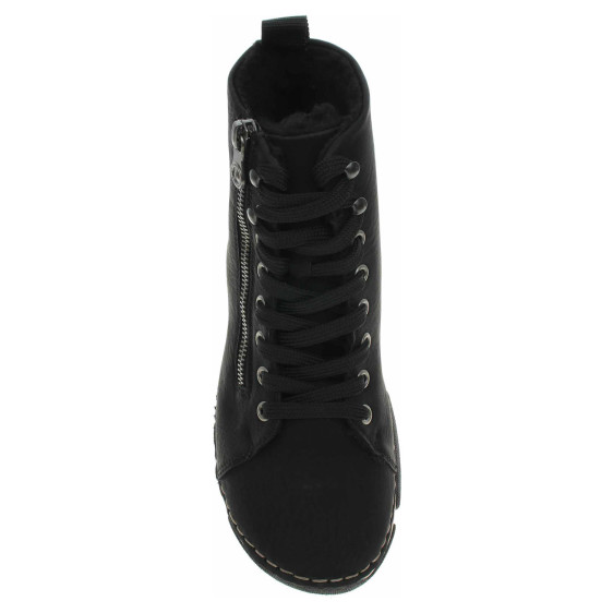 detail Dámská kotníková obuv Rieker 45920-01 schwarz