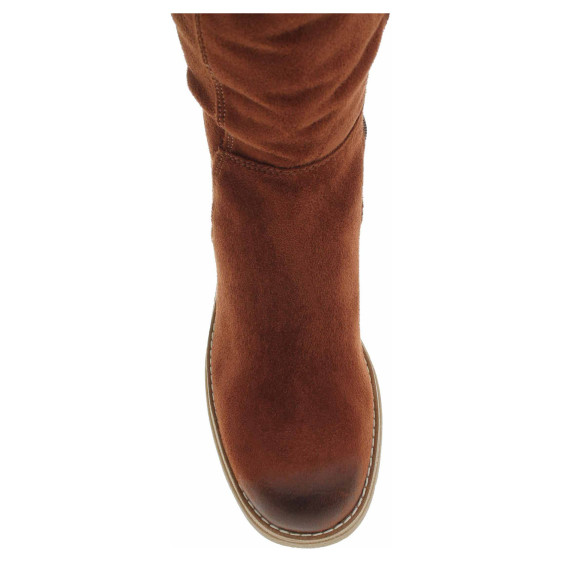 detail Dámské kozačky Marco Tozzi 2-25671-41 cognac