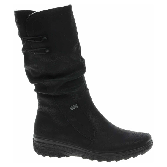 detail Dámské kozačky Rieker Z7072-00 schwarz