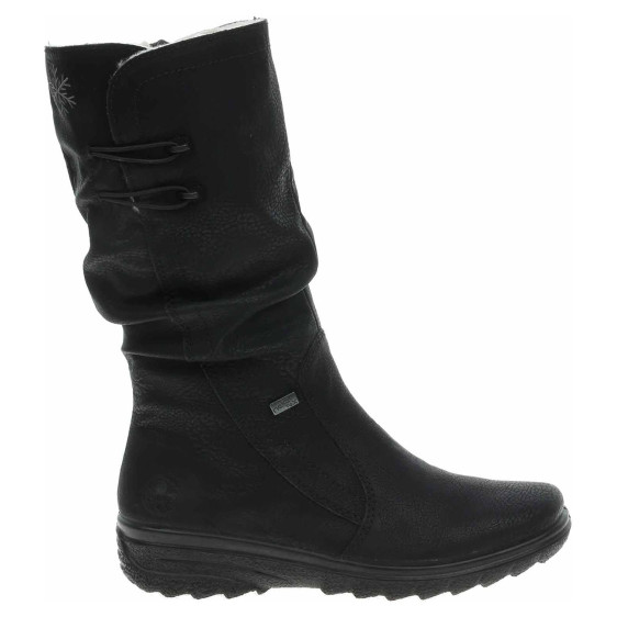 detail Dámské kozačky Rieker Z7072-00 schwarz