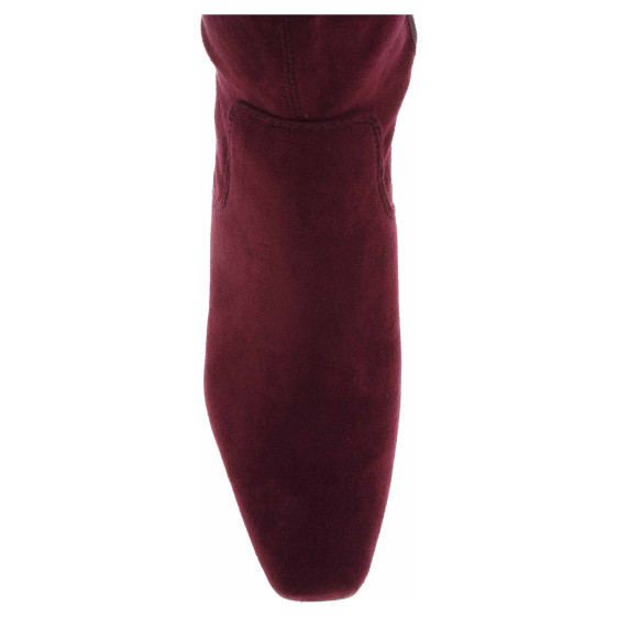 detail Dámské kozačky Caprice 9-25547-41 bordeaux stretch