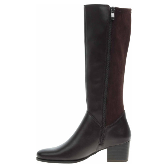 detail Dámské kozačky Caprice 9-25504-45 dk brown comb