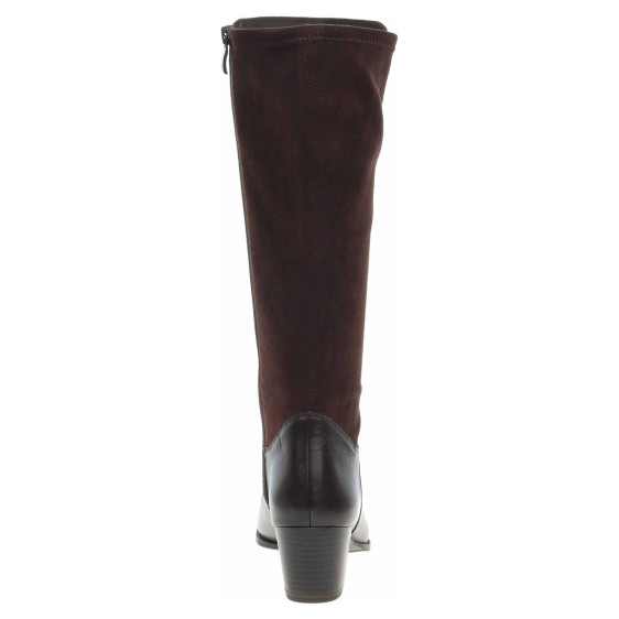 detail Dámské kozačky Caprice 9-25504-45 dk brown comb