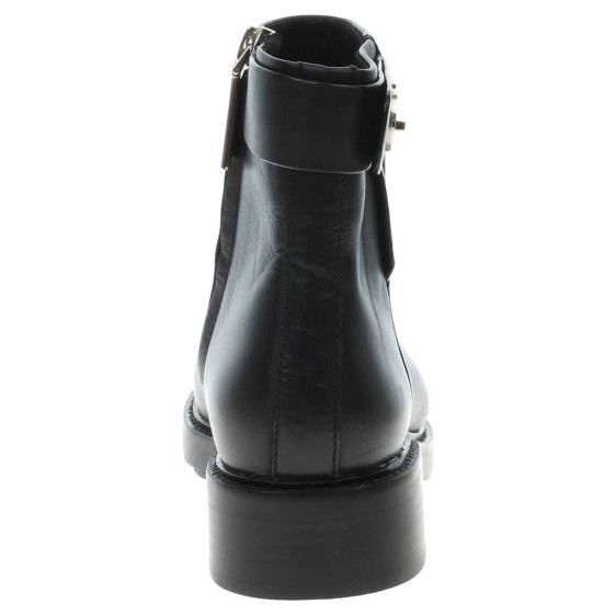 detail Dámské polokozačky Calvin Klein HW0HW01258 BAX Ck Black