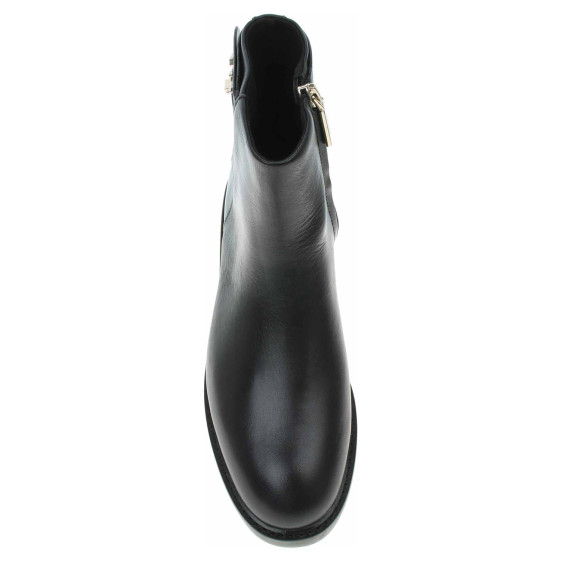 detail Dámské polokozačky Calvin Klein HW0HW01258 BAX Ck Black