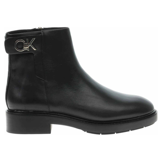 detail Dámské polokozačky Calvin Klein HW0HW01258 BAX Ck Black