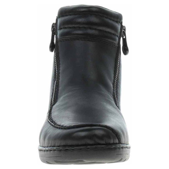 detail Dámské polokozačky Rieker 48999-00 schwarz