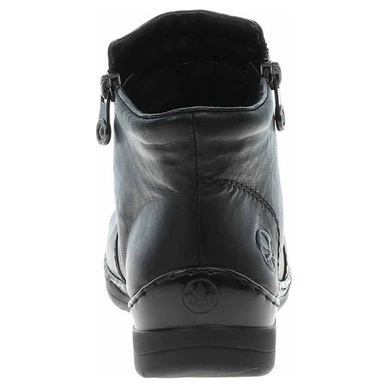 detail Dámské polokozačky Rieker 48999-00 schwarz