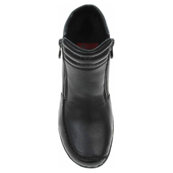 detail Dámské polokozačky Rieker 48999-00 schwarz