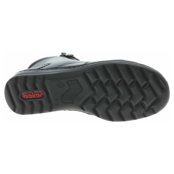 detail Dámské polokozačky Rieker 48999-00 schwarz