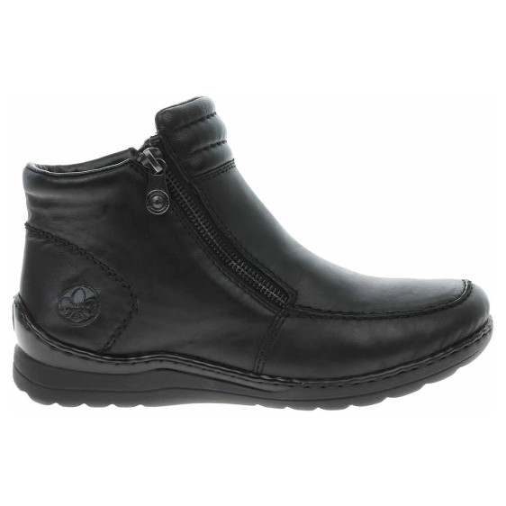 detail Dámské polokozačky Rieker 48999-00 schwarz