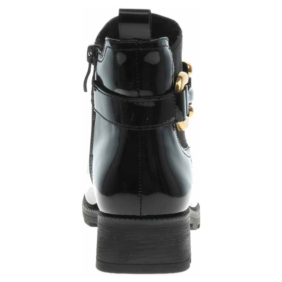 detail Dámské polokozačky Caprice 9-25428-41 black patent