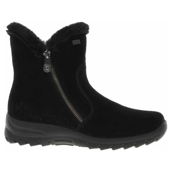 detail Dámské polokozačky Rieker L7162-00 schwarz