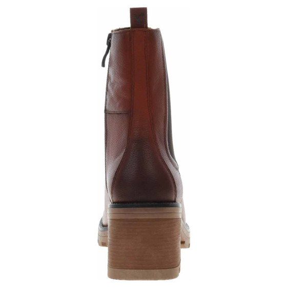 detail Dámské polokozačky Caprice 9-25425-41 cognac nappa