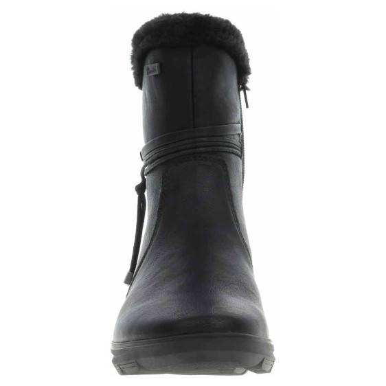 detail Dámské polokozačky Rieker Z0070-00 schwarz