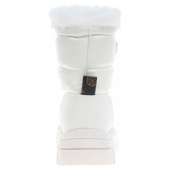 detail Dámské polokozačky Guess FL8LO2PAT10-WHITE