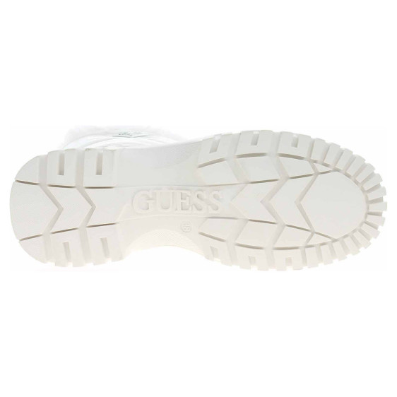 detail Dámské polokozačky Guess FL8LO2PAT10-WHITE