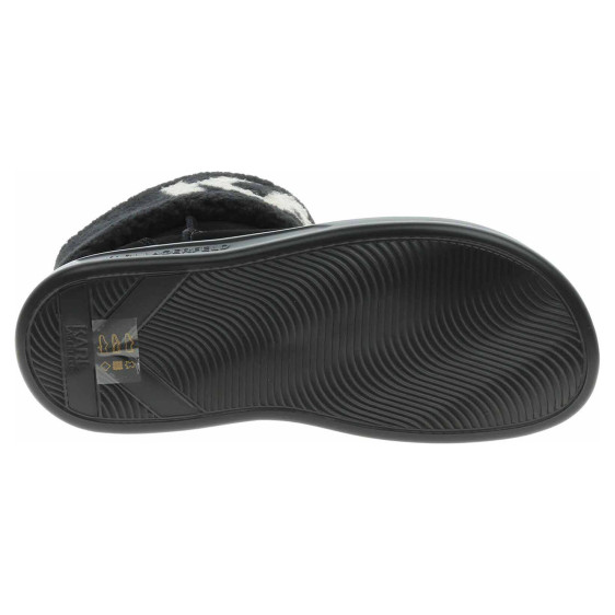 detail Dámské polokozačky Karl Lagerfeld KL44552 Black Suede