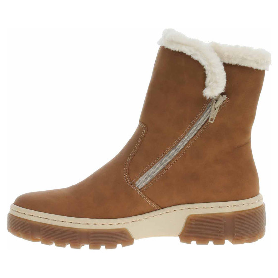 detail Dámské polokozačky Rieker X8661-24 braun