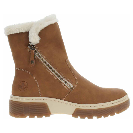 detail Dámské polokozačky Rieker X8661-24 braun