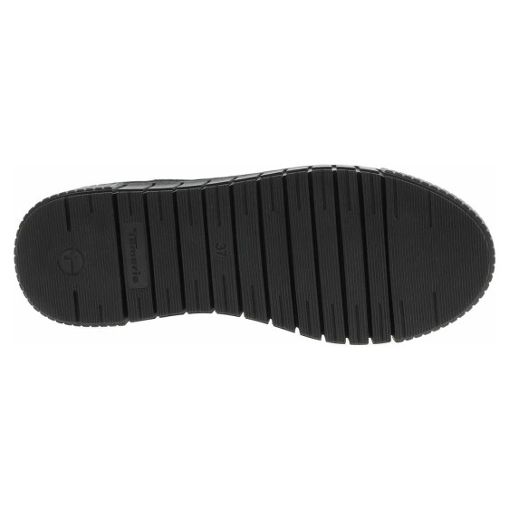 detail Dámské polokozačky Tamaris 1-25403-43 black leather