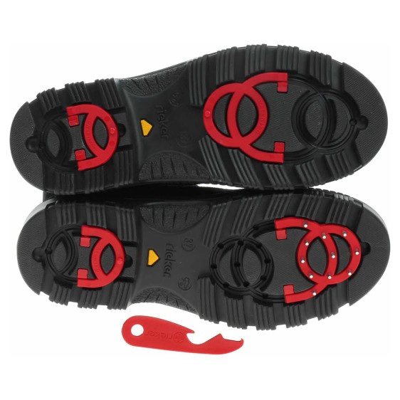 detail Dámské polokozačky Rieker X8251-00 schwarz