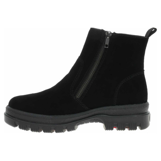 detail Dámské polokozačky Rieker X8251-00 schwarz