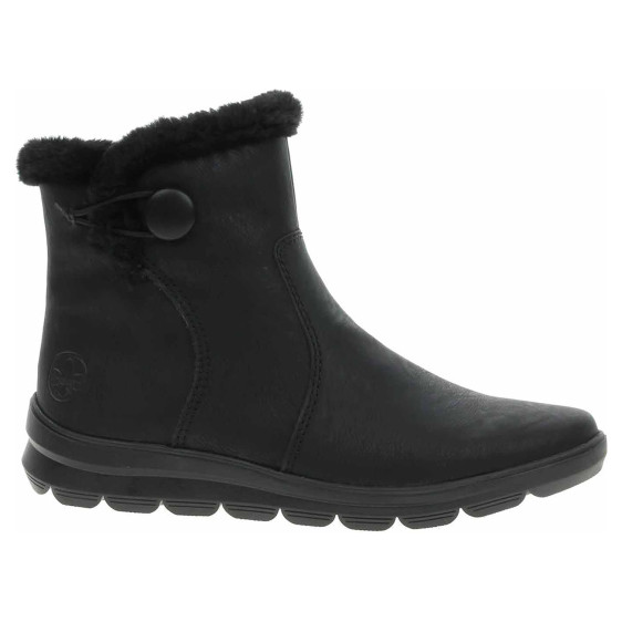 detail Dámské polokozačky Rieker Z0080-00 schwarz
