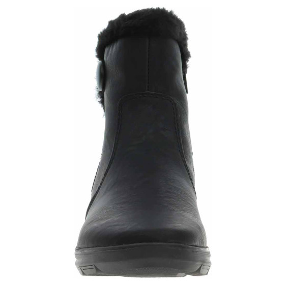 detail Dámské polokozačky Rieker Z0080-00 schwarz