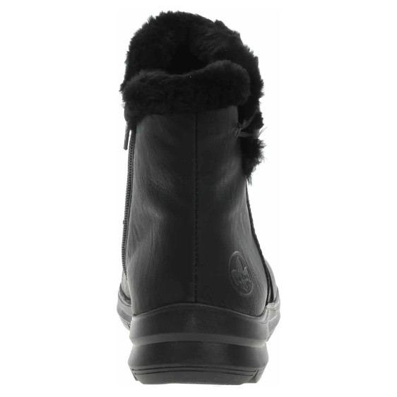 detail Dámské polokozačky Rieker Z0080-00 schwarz