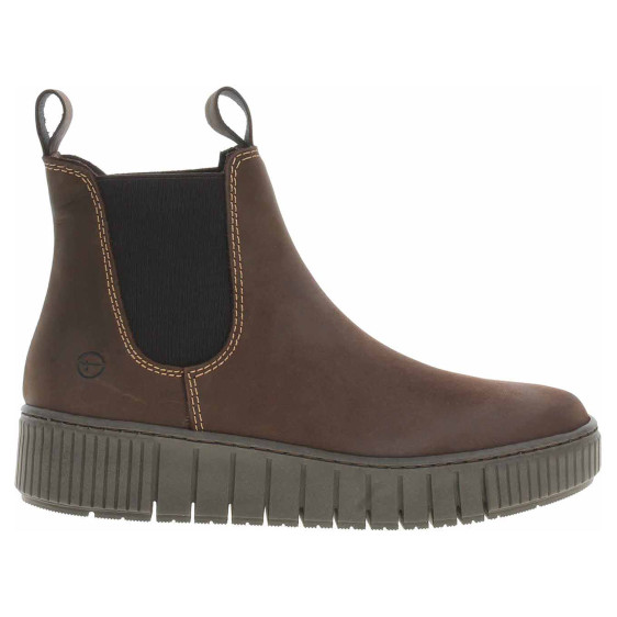 detail Dámské polokozačky Tamaris 1-25403-43 brown pull-up