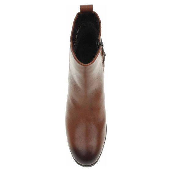 detail Dámské polokozačky Marco Tozzi 2-25348-43 cognac comb