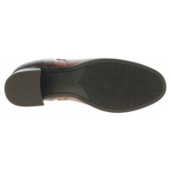 detail Dámské polokozačky Marco Tozzi 2-25348-43 cognac comb