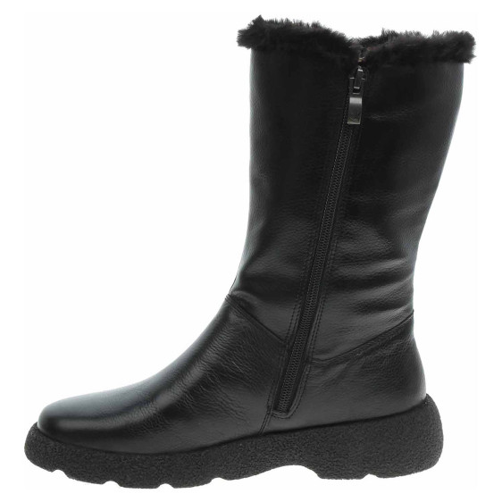 detail Dámské kozačky Caprice 9-26452-43 black nappa