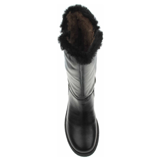 detail Dámské kozačky Caprice 9-26452-43 black nappa