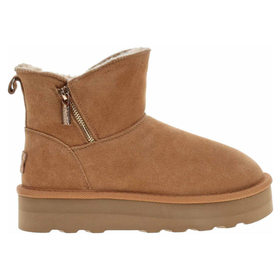 detail s.Oliver dámské válenky 5-26447-43 cognac