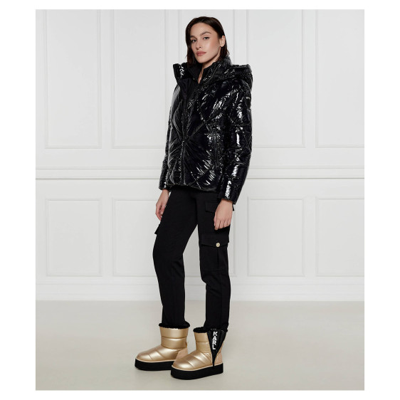 detail Dámské sněhule Karl Lagerfeld KL48554 HGD Gold Synth