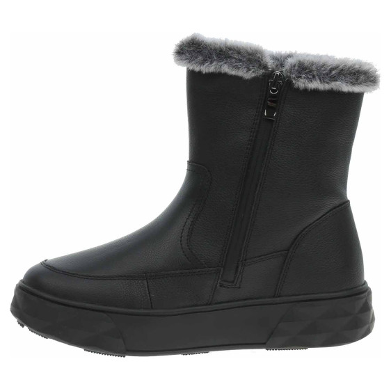 detail Dámské polokozačky Caprice 9-26402-43 black nappa