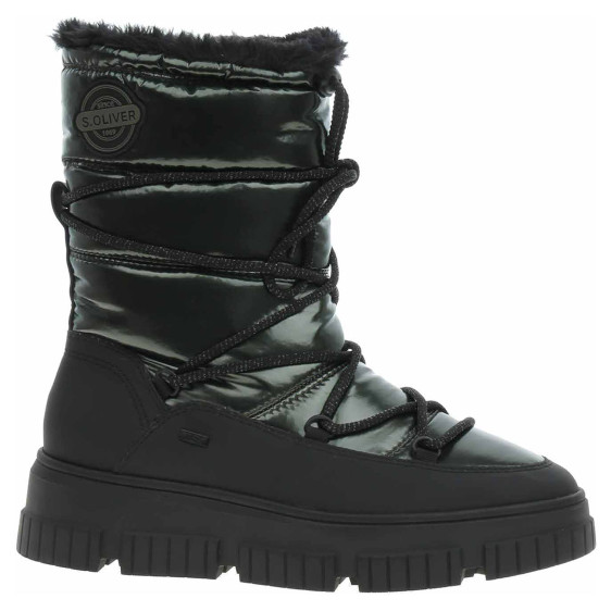 detail Dámské sněhule s.Oliver 5-26401-43 green