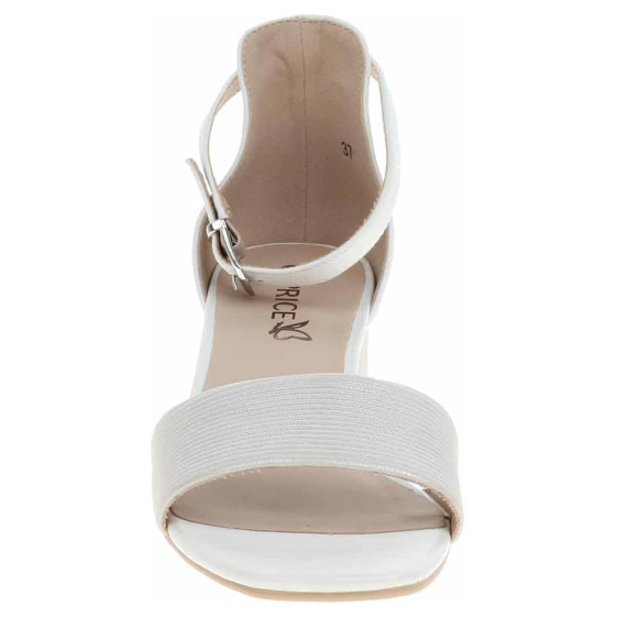 detail Dámská společenská obuv Caprice 9-28302-42 white comb